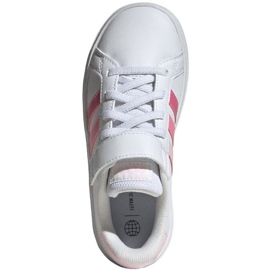 Adidas Grand Court Elastic Lace und Top Strap Jr IG4838 Schuhe weiß 1