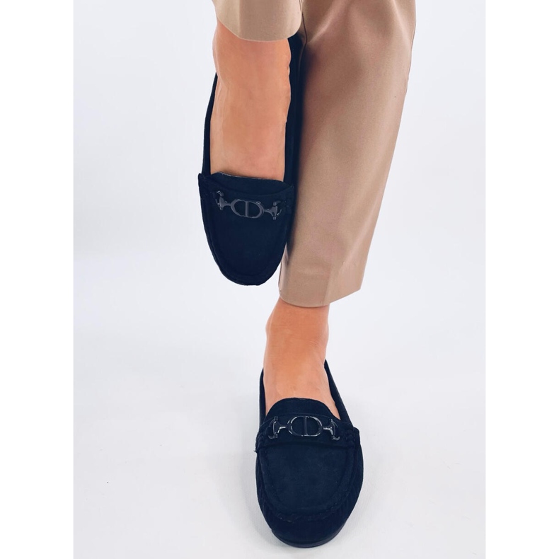 Trabei Navy Damen-Wildledermokassins blau 1