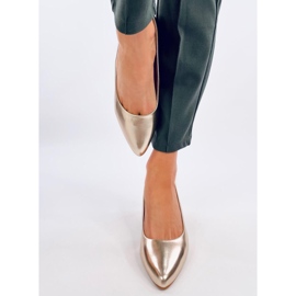 Shers Gold-Pumps mit hohen Absätzen golden 1