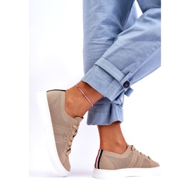 Damen-Schnürsneaker Beige Etna 7