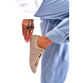 Damen-Schnürsneaker Beige Etna 1