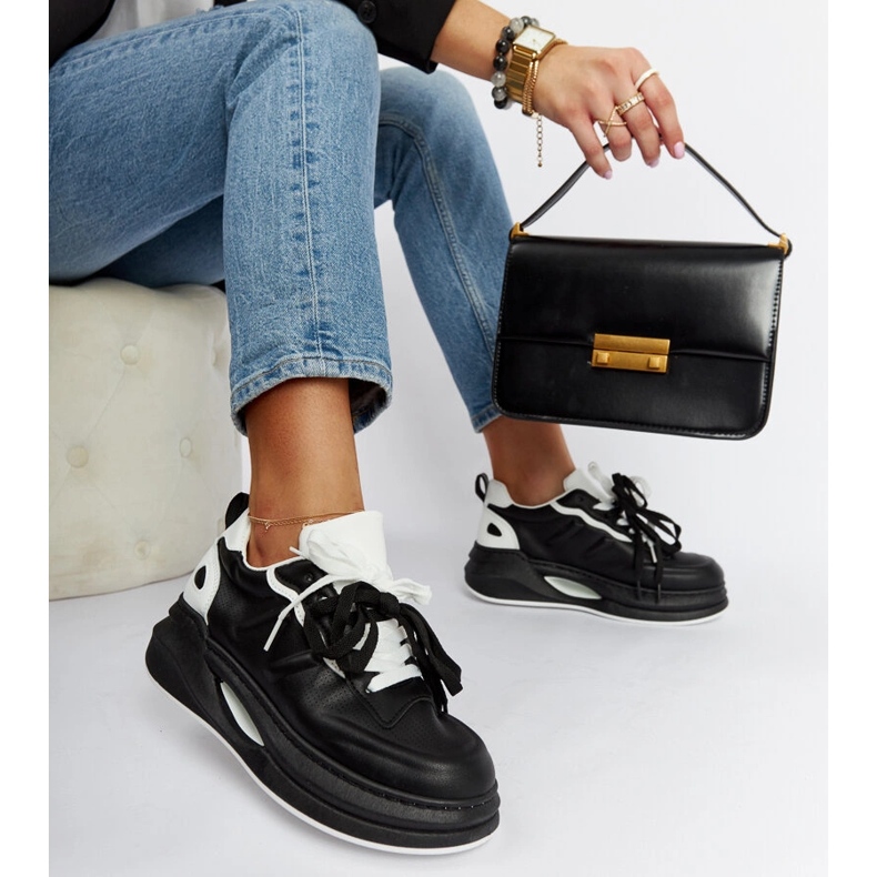 Schwarz-weiße Galdino-Sneaker 2