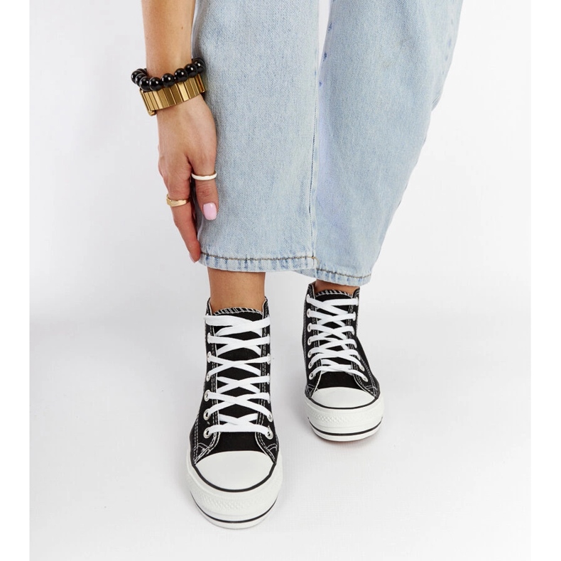 Puglia schwarze High-Top-Sneaker 1