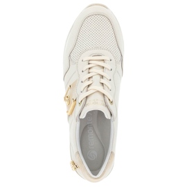 Sportschuhe aus Leder, Damen-Sneaker, beige Remonte D1322-60 1
