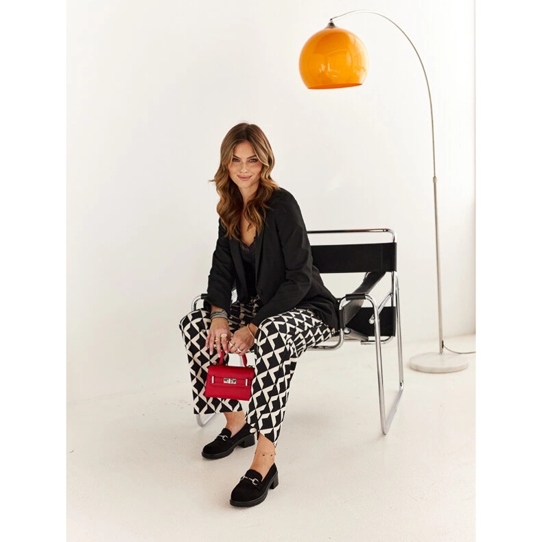 Schwarze Grisel-Loafer aus Wildleder 2