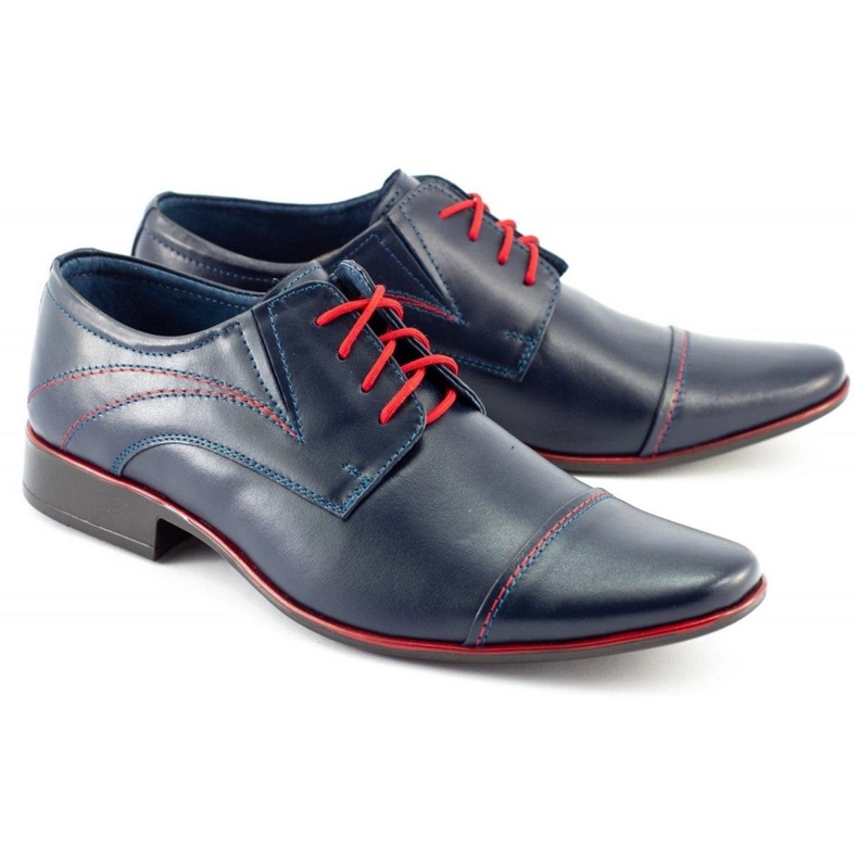 Olivier Formelle Herrenschuhe 238 Marineblau 2