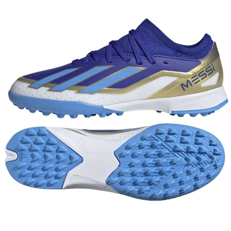 Adidas X Crazyfast League Messi Jr Tf ID0716 Schuhe blau 1