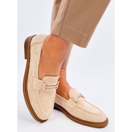 Ferdis Beige Damenmokassins 2