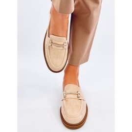 Ferdis Beige Damenmokassins 1