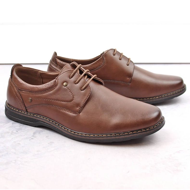 News Elegante braune Herrenschuhe Unisoft Herrenkollektion 4092 1