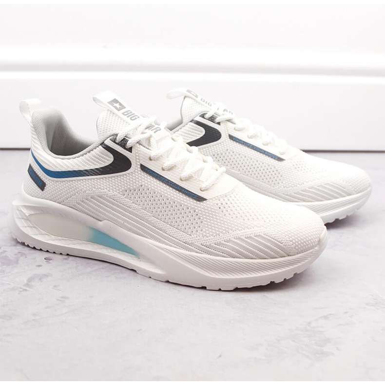 Weiße Herren-Sportschuhe zum Schnüren Big Star NN174374 1