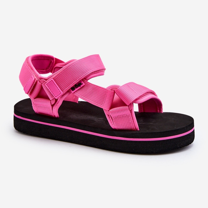 Damen-Plateausandalen Lee Cooper LCW-24-05-2750L Fuchsia rosa 2