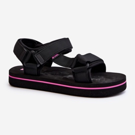 Damen-Plateausandalen Lee Cooper LCW-24-05-2751L Schwarz 3