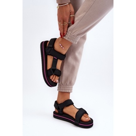 Damen-Plateausandalen Lee Cooper LCW-24-05-2751L Schwarz 8