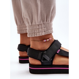 Damen-Plateausandalen Lee Cooper LCW-24-05-2751L Schwarz 10