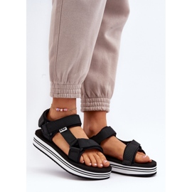 Damen-Plateausandalen Lee Cooper LCW-24-05-2753 Schwarz 5