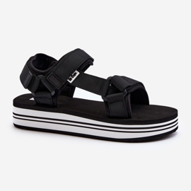 Damen-Plateausandalen Lee Cooper LCW-24-05-2753 Schwarz 4