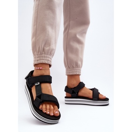 Damen-Plateausandalen Lee Cooper LCW-24-05-2753 Schwarz 6