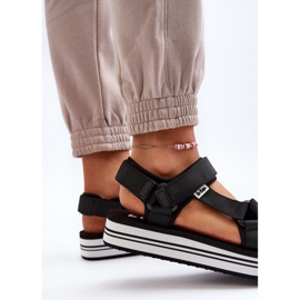 Damen-Plateausandalen Lee Cooper LCW-24-05-2753 Schwarz 7
