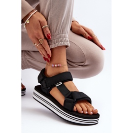 Damen-Plateausandalen Lee Cooper LCW-24-05-2753 Schwarz 1