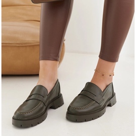 Grüne Maybritt-Slipper 1