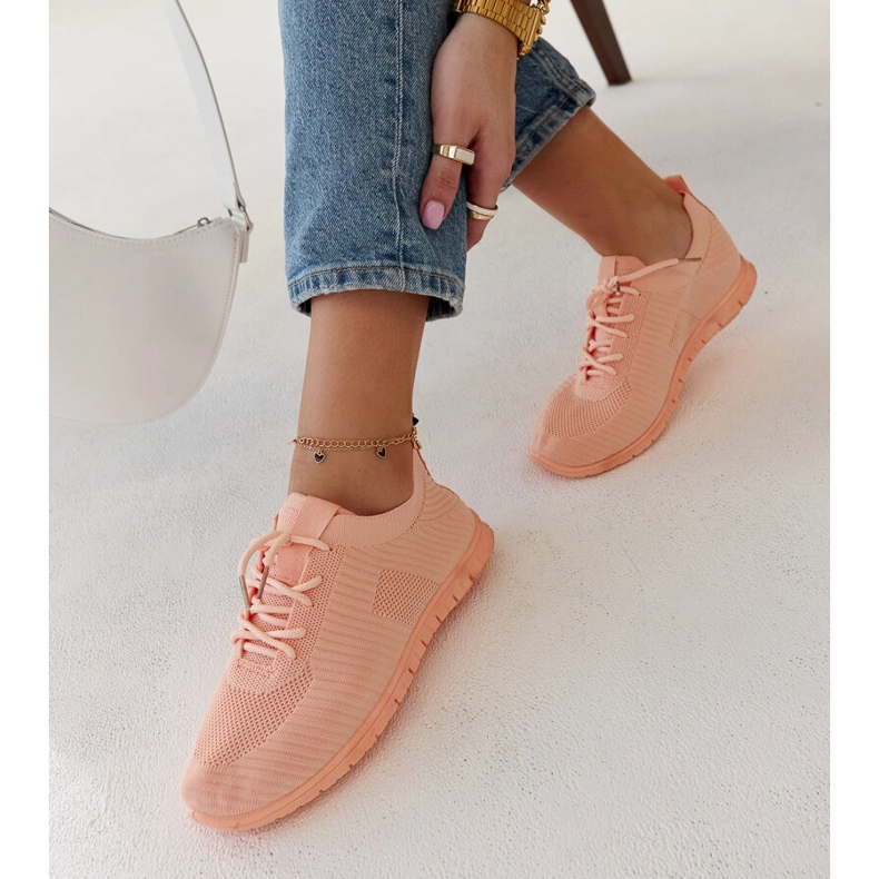 Rosa Stoff-Sneaker von Erminio 1