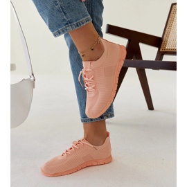 Rosa Stoff-Sneaker von Erminio 2