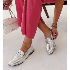 Silberne klassische Zana-Loafer 1
