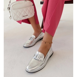 Silberne klassische Zana-Loafer 2