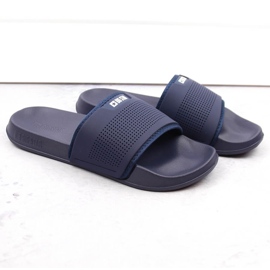 Marineblaue Sport-Flip-Flops für Herren Big Star NN174696 1