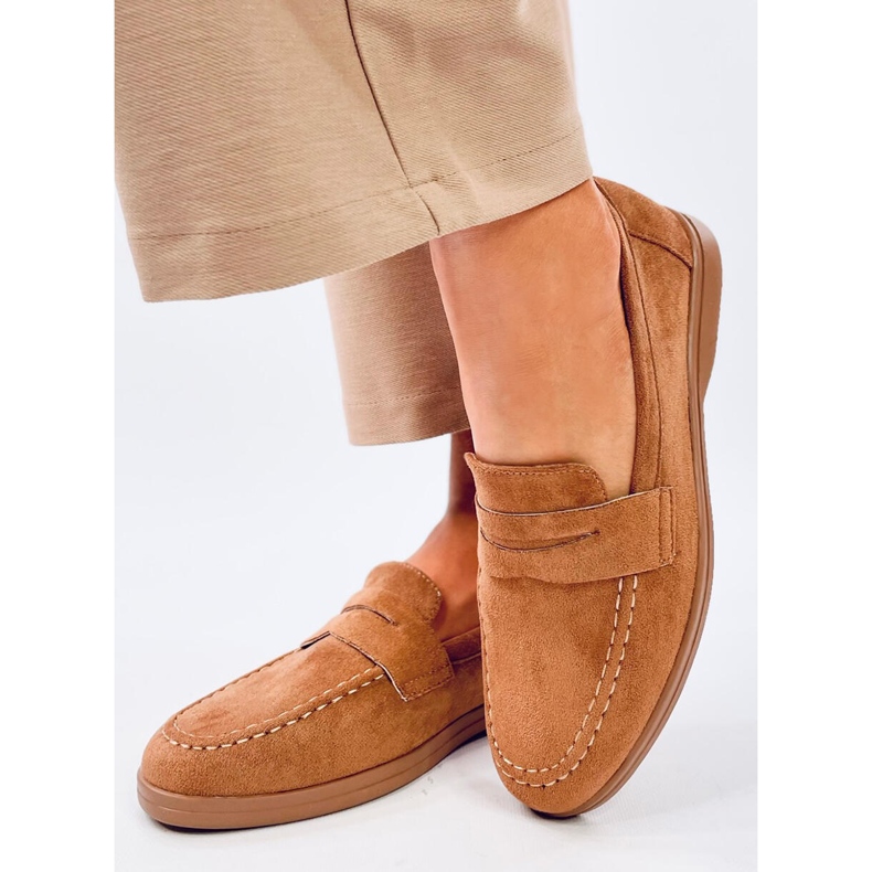 Damenmokassins in Forest Khaki braun 1