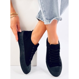 Slims Schwarze Damen-Sneaker 1