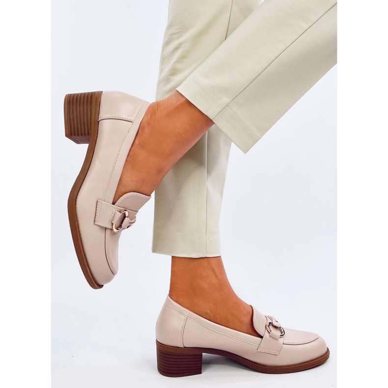 Hochhackige Slipper in Beige von Pontei 2