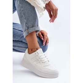 Damen Sport-Sneakers Schuhe Weiß Frutesa 2