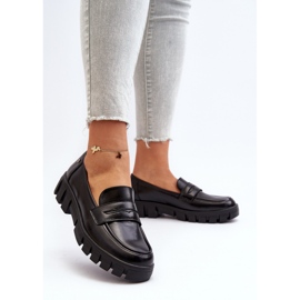 Vinceza Damen-Mokassins aus Öko-Leder in Schwarz von Seravisa 2