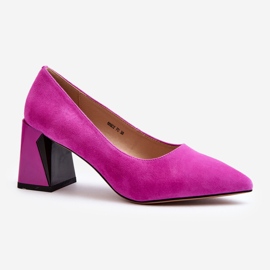 Vinceza Fuchsia Alessyndra Wildleder-High-Heel-Pumps rosa 1