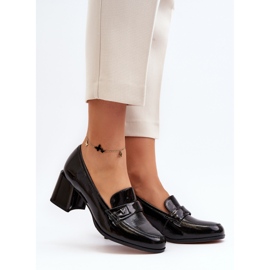 Vinceza Schwarze Lackpumps mit hohem Absatz Felicijana 2