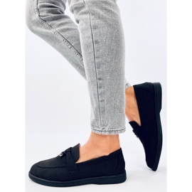 Antonisa Schwarze Damenmokassins 2