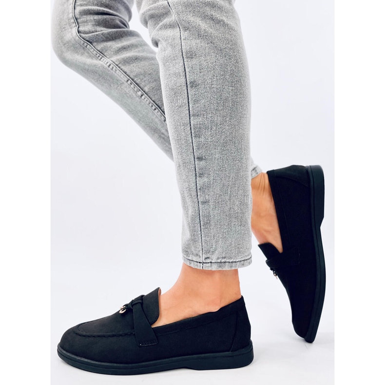 Antonisa Schwarze Damenmokassins 2