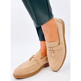 Antonisa Khaki Damenmokassins beige 2