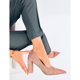 Nude-Stiletto-Pumps von Verizon rosa 1