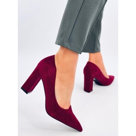 Verizon Wine Stiletto-Pumps rot 2