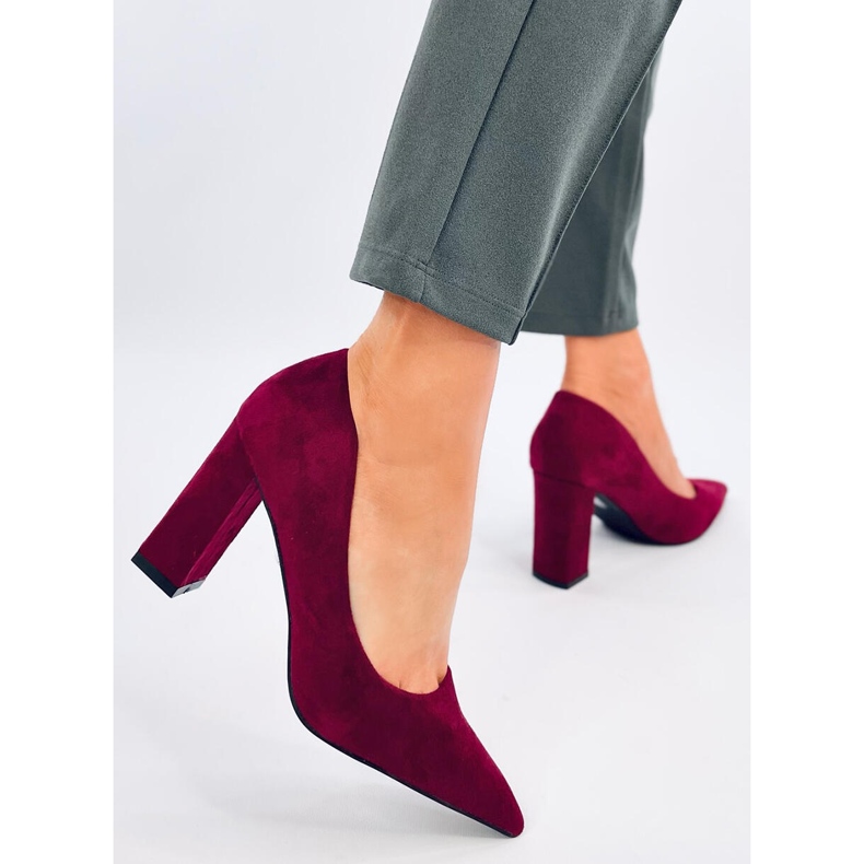 Verizon Wine Stiletto-Pumps rot 2