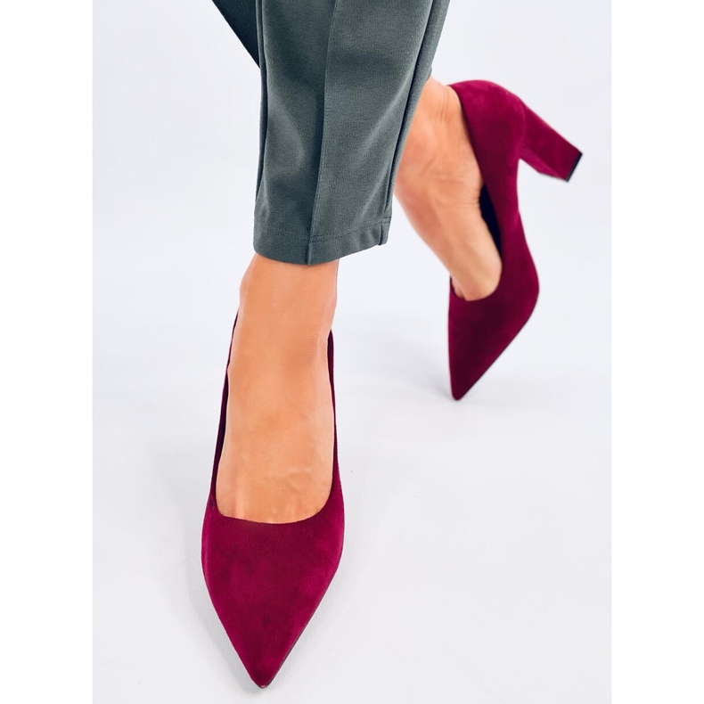 Verizon Wine Stiletto-Pumps rot 1