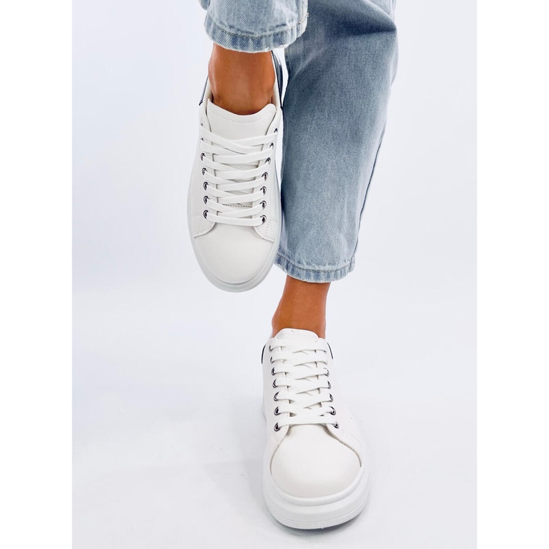 Schwarze Damen-Sneaker von Raclei weiß 1