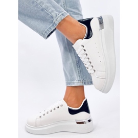 Schwarze Damen-Sneaker von Raclei weiß 2