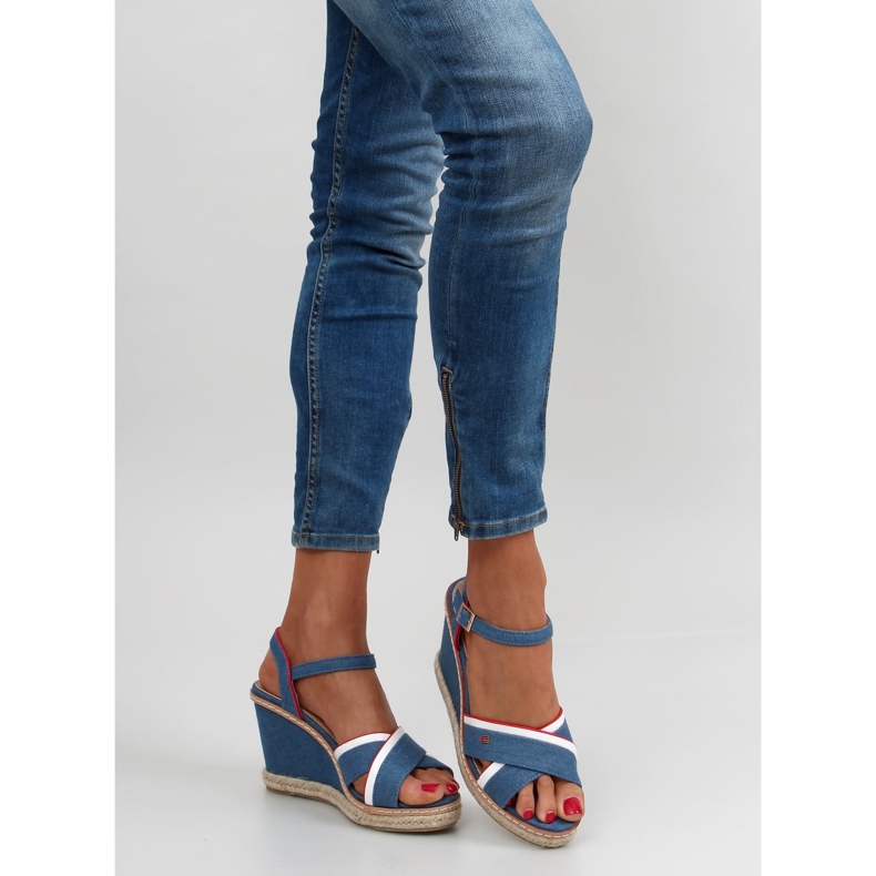 Keilsandalen Tomy 1234 blau 1