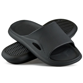 Schwarze Schwimmbad-Flip-Flops 1