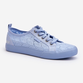 Durchbrochene Sneakers Big Star JJ274060 Blau 2