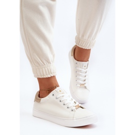 Damen-Sneaker aus Öko-Leder in Weiß von Tiraelle 4